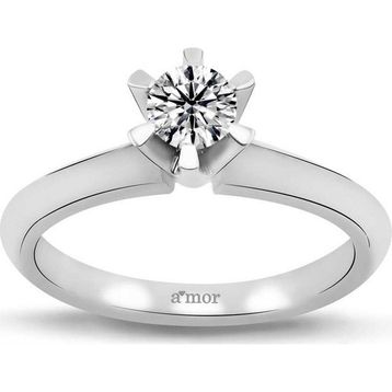 Amor TRYZ28009F028 0.28 Karat Tektaş Pırlanta Yüzük
