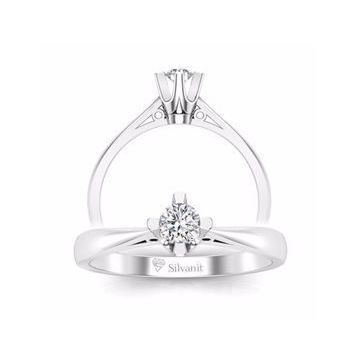 Amor TRYZ28009F028 0.28 Karat Tektaş Pırlanta Yüzük
