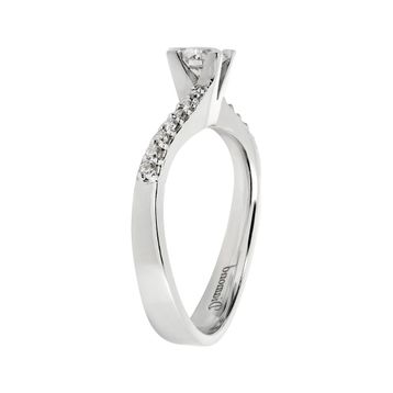 Amor TRYZ33001F033 0.33 Karat Tektaş Pırlanta Yüzük