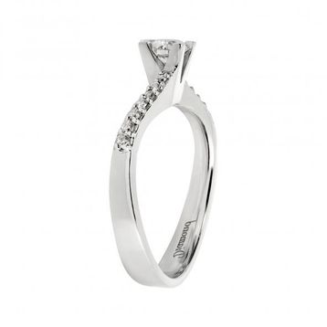 Amor TRYZ33001F033 0.33 Karat Tektaş Pırlanta Yüzük