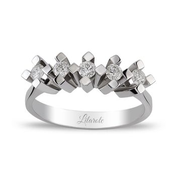 Amor TRYZ5009SF035 0.35 Karat Beştaş Pırlanta Yüzük