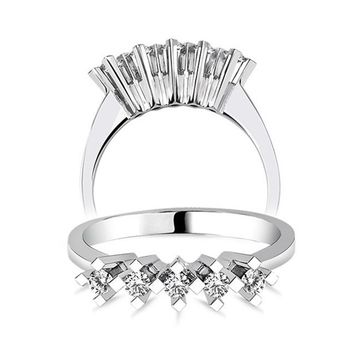 Amor TRYZ5009SF035 0.35 Karat Beştaş Pırlanta Yüzük