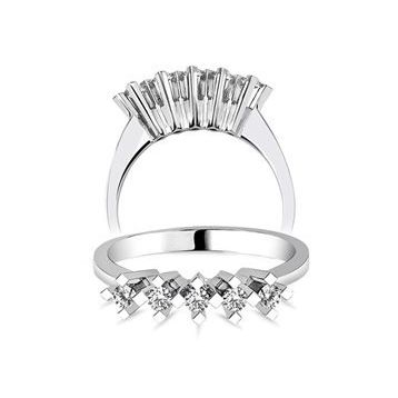 Amor TRYZ5009SF035 0.35 Karat Beştaş Pırlanta Yüzük