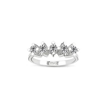 Amor TRYZ5657F045 0.45 Karat Beştaş Pırlanta Yüzük