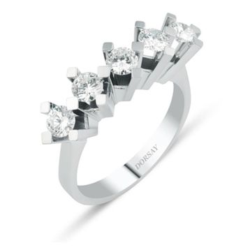 Amor TRYZ5757F060 0.60 Karat Beştaş Pırlanta Yüzük