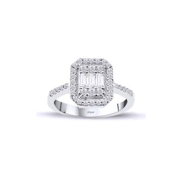 Amor TRYZ5757F060 0.60 Karat Beştaş Pırlanta Yüzük