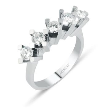Amor TRYZ5757F060 0.60 Karat Beştaş Pırlanta Yüzük