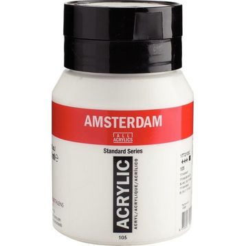 Amsterdam 105 Titanium White 500ml Akrilik Boya