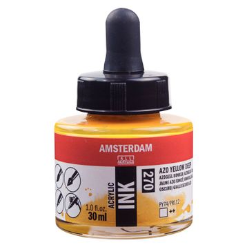 Amsterdam 30 ml Azo Ylw Dp Akrilik Mürekkebi