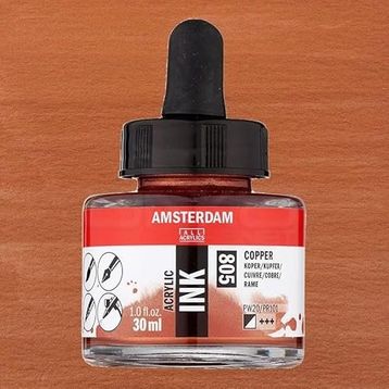 Amsterdam 30 ml Copper Akrilik Mürekkebi