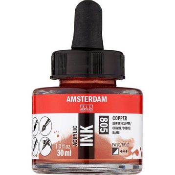 Amsterdam 30 ml Copper Akrilik Mürekkebi