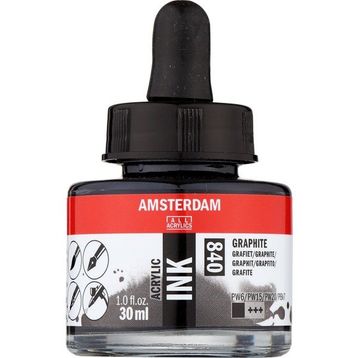 Amsterdam 30 ml Graphite Akrilik Mürekkebi