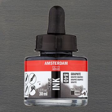 Amsterdam 30 ml Graphite Akrilik Mürekkebi