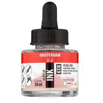 Amsterdam 30 ml Pearl Red Akrilik Mürekkebi