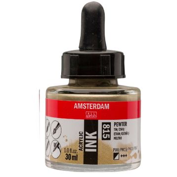 Amsterdam 30 ml Pewter Akrilik Mürekkebi