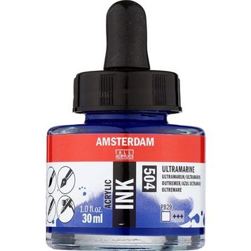 Amsterdam 30 ml Ultramarine Akrilik Mürekkebi