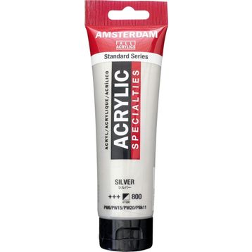 Amsterdam 800 Gümüş 120 ml Akrilik Boya