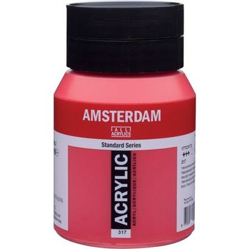 Amsterdam Akrilik Boya 500ml 317 Transparan Red Medium