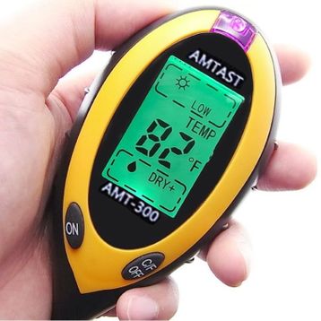 Amtast 4 Parametre Toprak PH Nem Isı Işık Ölçer