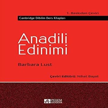 Anadili Edinimi - Pegem Akademi Yayıncılık