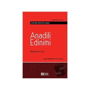 Anadili Edinimi - Pegem Akademi Yayıncılık