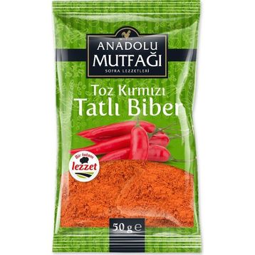 Anadolu Mutfağı 50 gr Tatlı Kırmızı Toz Biber