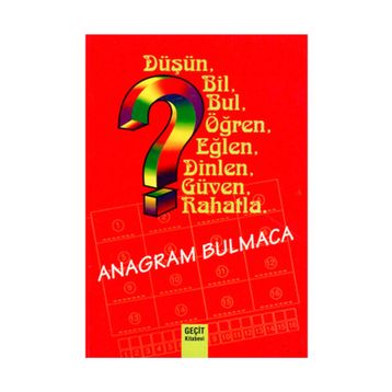 ANAGRAM BULMACA - CEMIL ERGIN ARDAKOÇ
