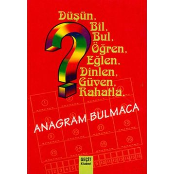ANAGRAM BULMACA - CEMIL ERGIN ARDAKOÇ