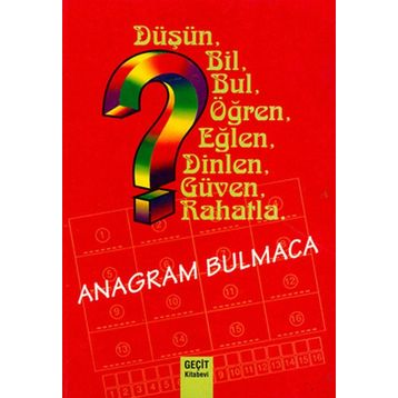 ANAGRAM BULMACA - CEMIL ERGIN ARDAKOÇ
