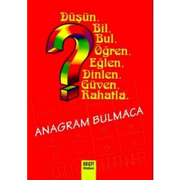 ANAGRAM BULMACA - CEMIL ERGIN ARDAKOÇ
