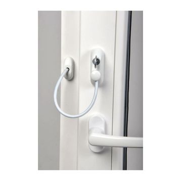 Anahtarlı Halatlı Pvc Kapı Pencere Emniyet Kilidi