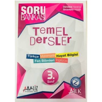 Analiz Yayınları 3.Sınıf Tüm Dersler Soru Bankası