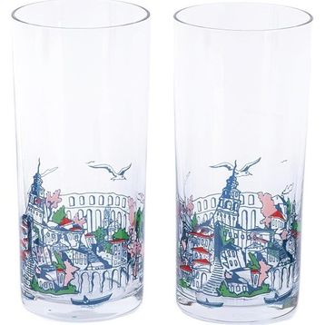 Anason İşleri Bir Zamanlar İstanbul 2'li Rakı Bardağı Seti