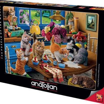 Anatolian 1000 Parça Mutfak Kedileri Puzzle