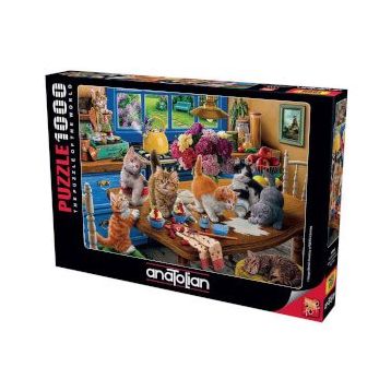 Anatolian 1000 Parça Mutfak Kedileri Puzzle