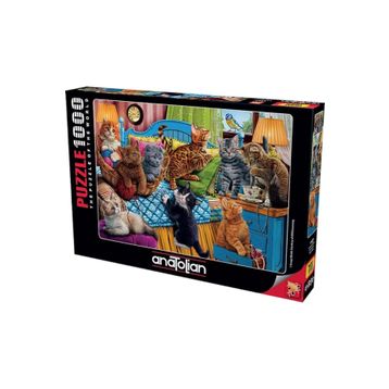 Anatolian 1000 Parça Şımarık Kediler Puzzle