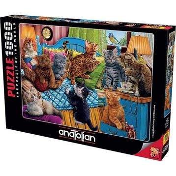 Anatolian 1000 Parça Şımarık Kediler Puzzle