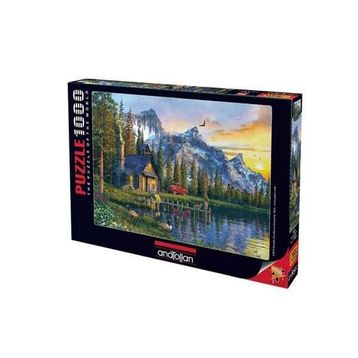Anatolian 1024 Dağ Evinde Gün Batımı 1000 Parça Puzzle