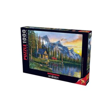 Anatolian 1024 Dağ Evinde Gün Batımı 1000 Parça Puzzle