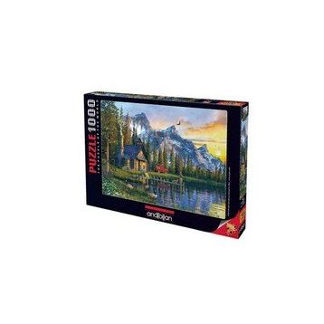 Anatolian 1024 Dağ Evinde Günbatımı 1000 Parça Puzzle