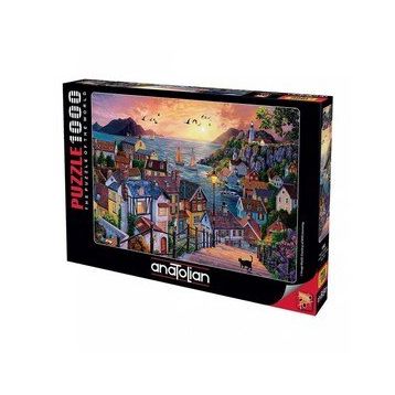 Anatolian 1098 Sahilde Günbatımı 1000 Parça Puzzle