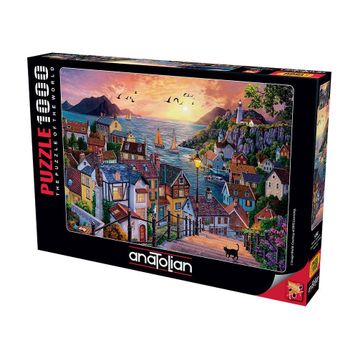 Anatolian 1098 Sahilde Günbatımı 1000 Parça Puzzle