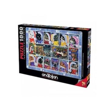 Anatolian 1103 Yeni Yıl Kedileri 1000 Parça Puzzle