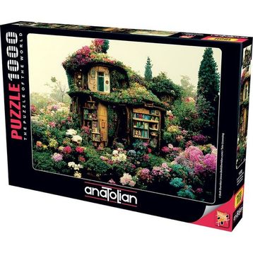Anatolian 1152 Çiçekli Kütüphane 1000 Parça Puzzle