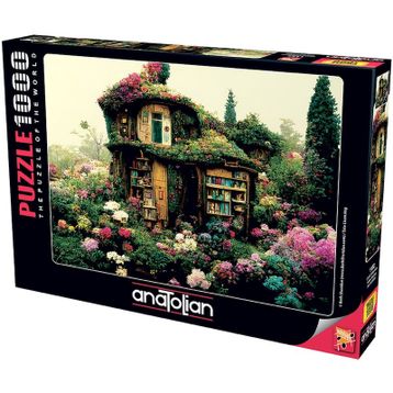 Anatolian 1152 Çiçekli Kütüphane 1000 Parça Puzzle