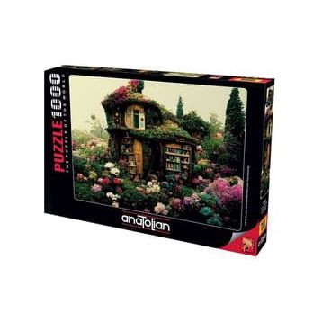 Anatolian 1152 Çiçekli Kütüphane 1000 Parça Puzzle