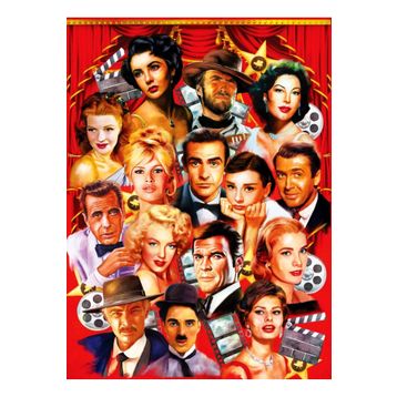 Anatolian 1154 Hollywood Stars 1000 Parça Puzzle
