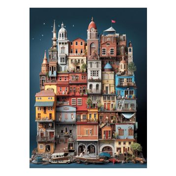 Anatolian 1157 Balat 1000 Parça Puzzle