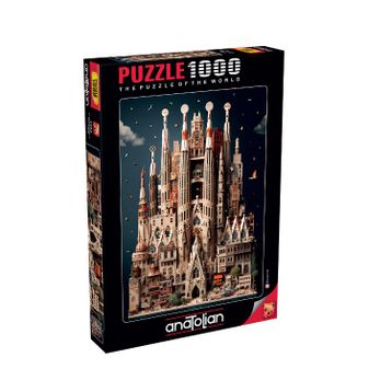 Anatolian 1163 Sagra Da Familia 1000 Parçalık Puzzle
