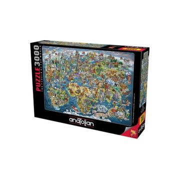Anatolian 3000 Parça Harika Dünya Puzzle